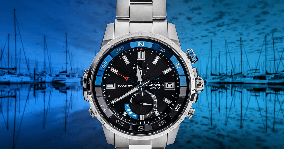 casio oceanus blue